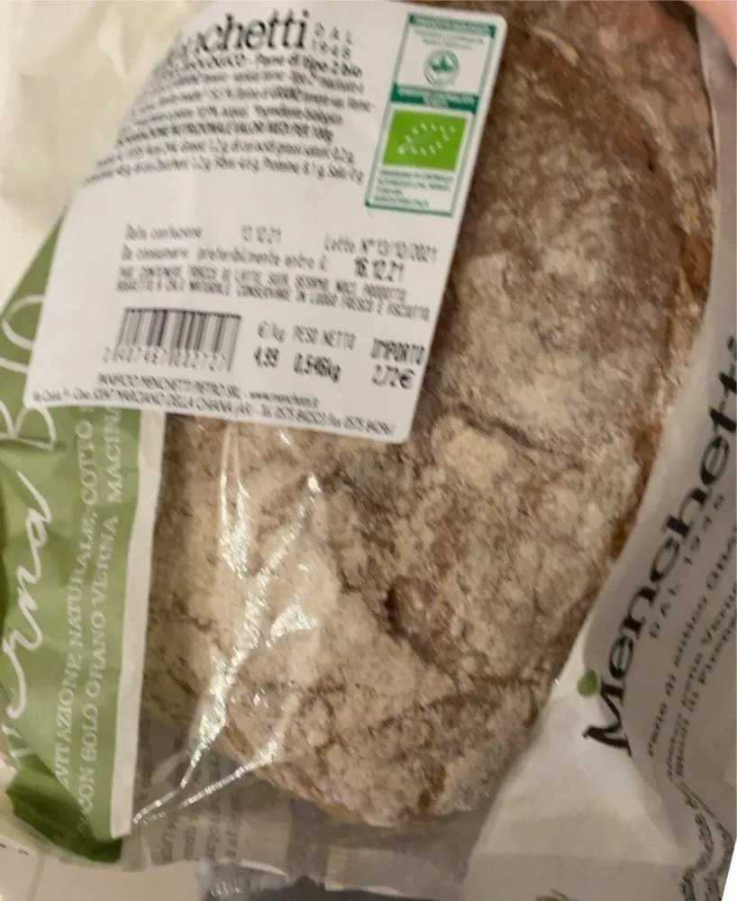 Pane verna biologico