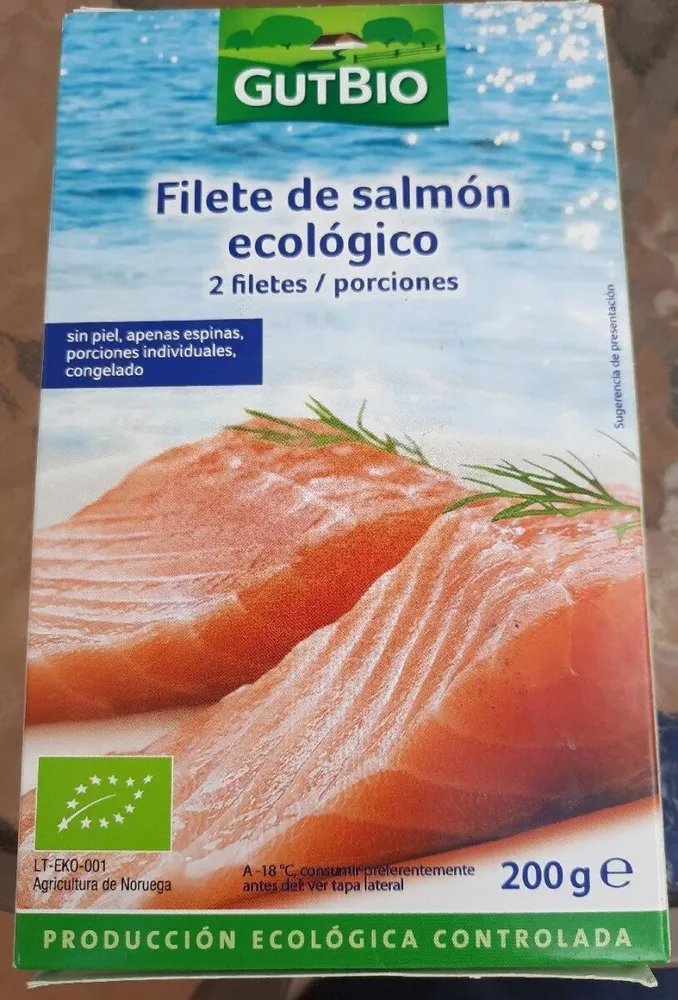 Filete de salmón ecológico