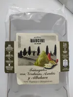 Triângulos com vegetais e manjericão (massa fresca)