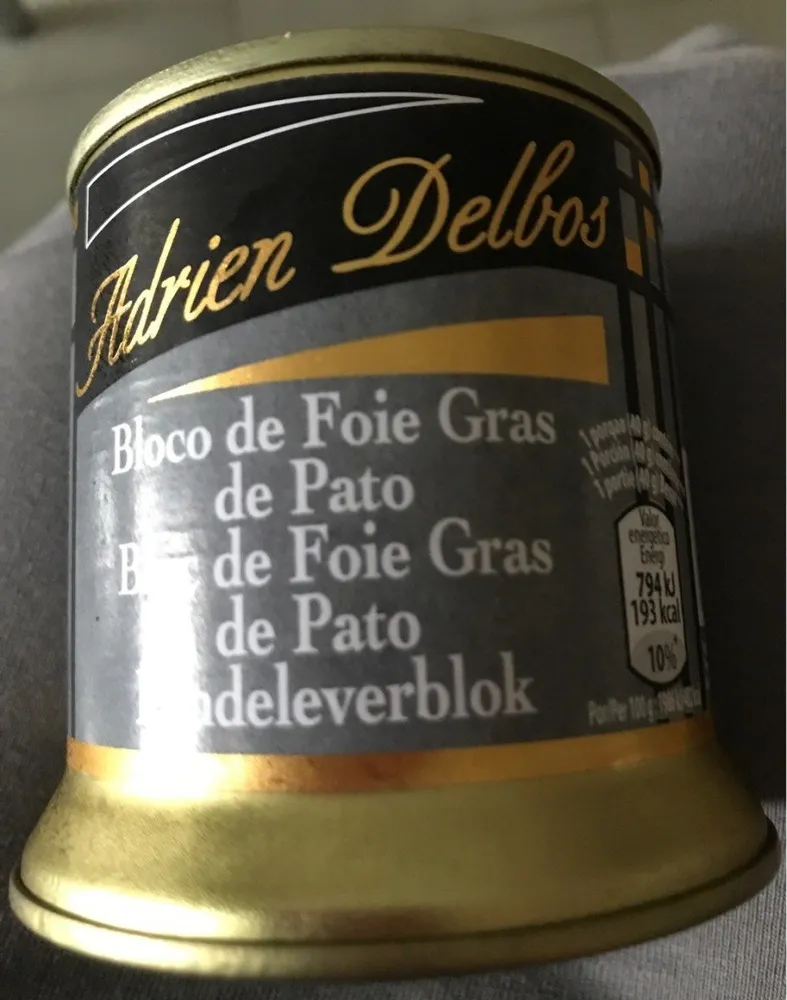 Bloc de foie gras de canard