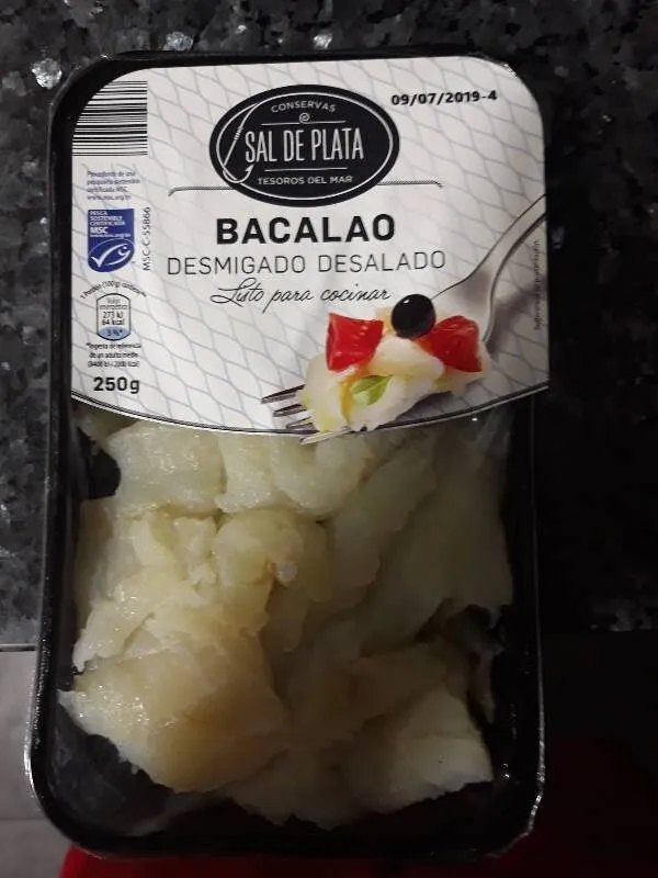 Bacalao desmigado desalado