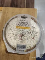 Pizza fresca cinco quesos