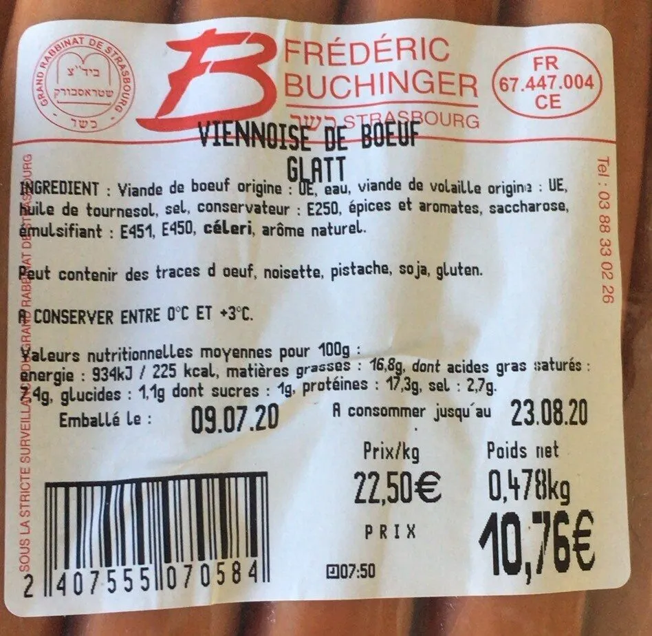 Viennoise de boeuf