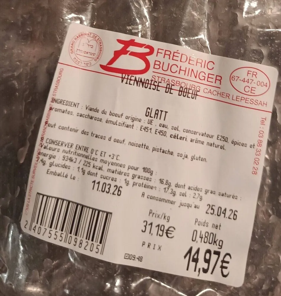 Viennoise de boeuf