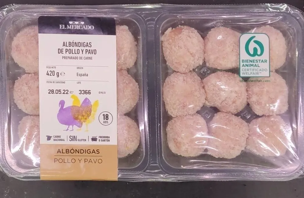 Albóndigas de pollo y pavo