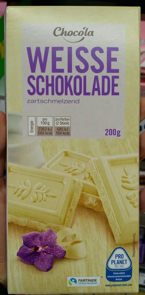 Weisse Schokolade
