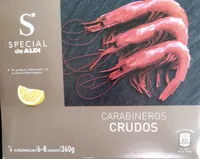 Carabineros crudos