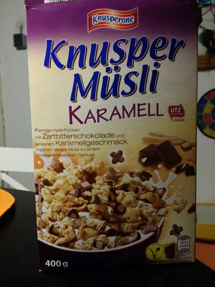 Knuspermüsli Karamell