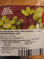 Trauben kernlos weiss