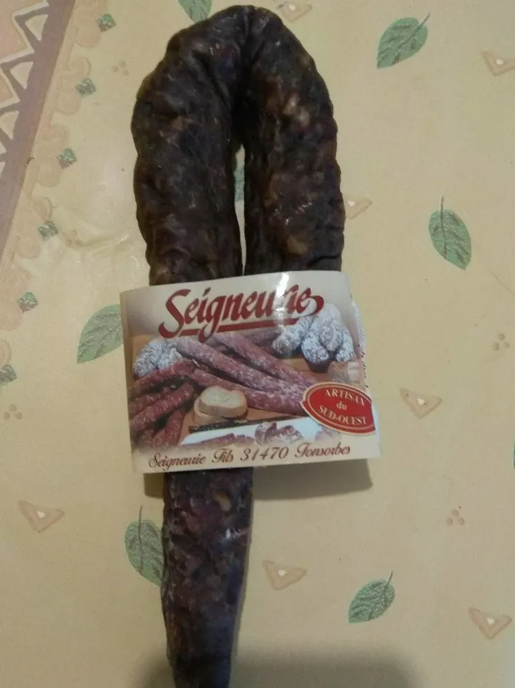 Saucisse sèche de foie de porc