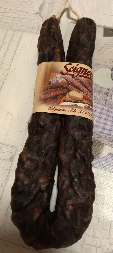 Saucisse seche de foie de porc