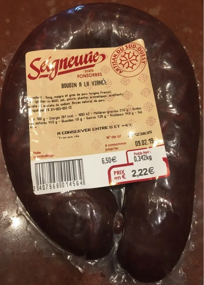 Boudin à la viande