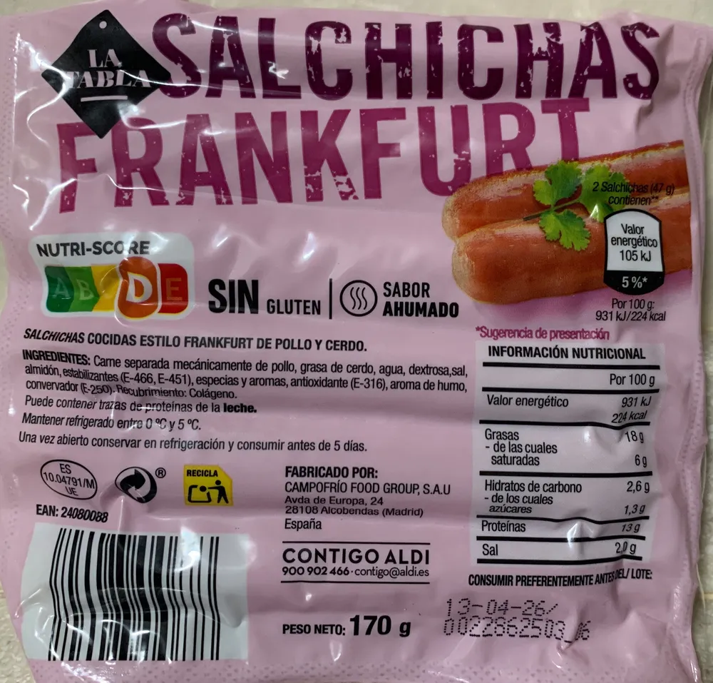 Salchichas Frankfurt