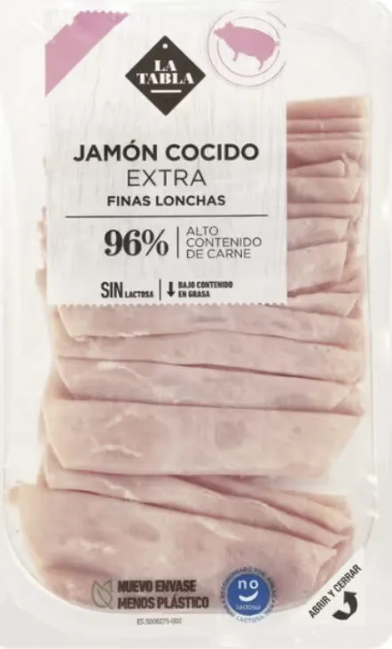 Jamón cocido extra - La Tabla. Aldi