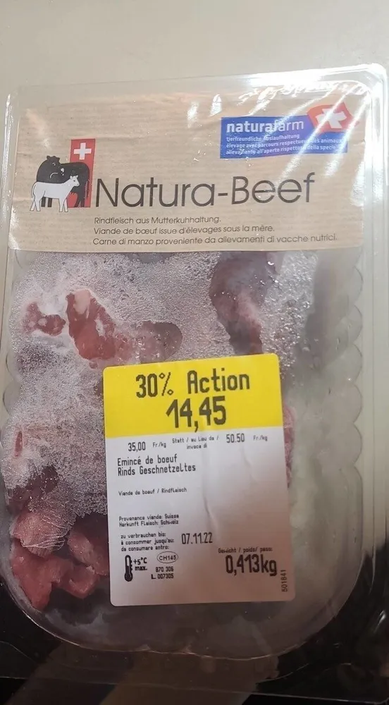 Émincé de bœuf