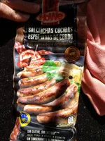 Salchichas cocidas especiadas de cerdo
