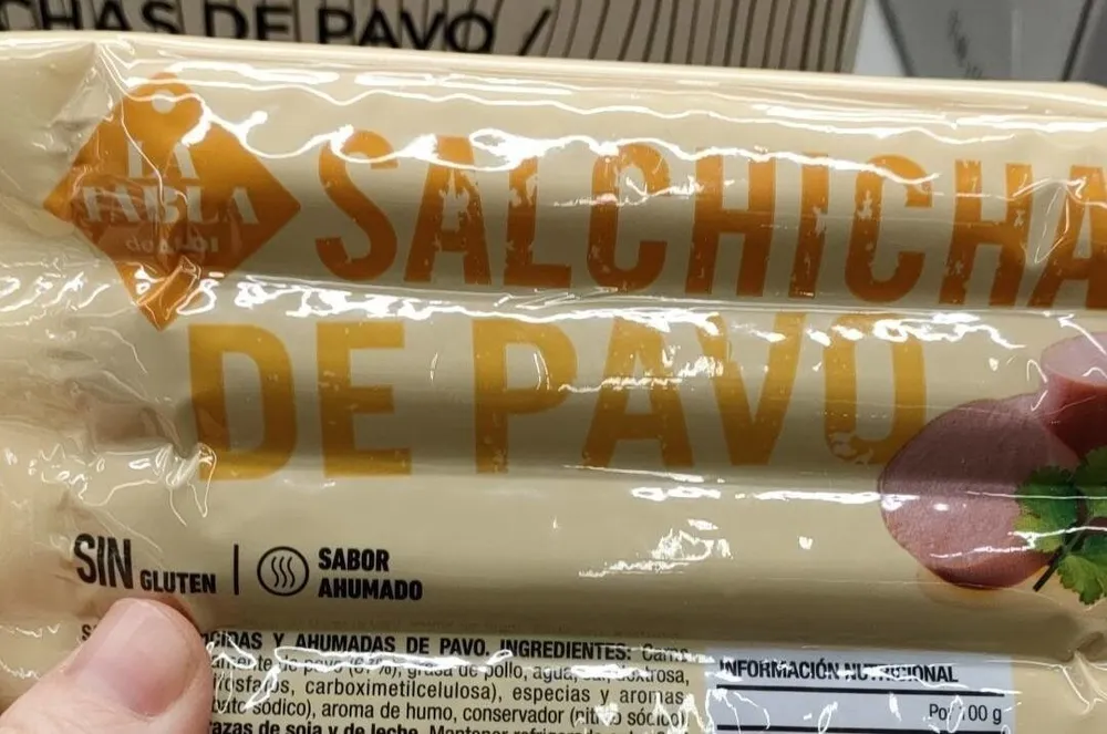 Salchichas de pavo