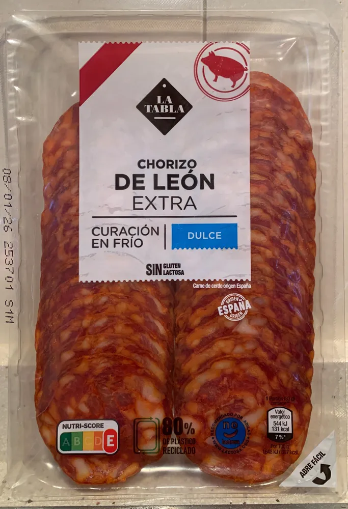 Chorizo de León extra Dulce
