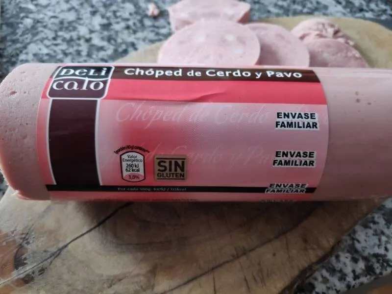 Chopped de cerdo y pavo