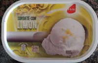 Sorbete con limón
