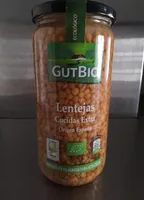 Lentejas cocidas extra - Origen España