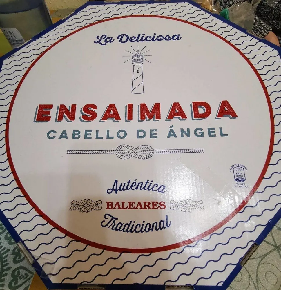 Ensaïmada de cabello de ángel