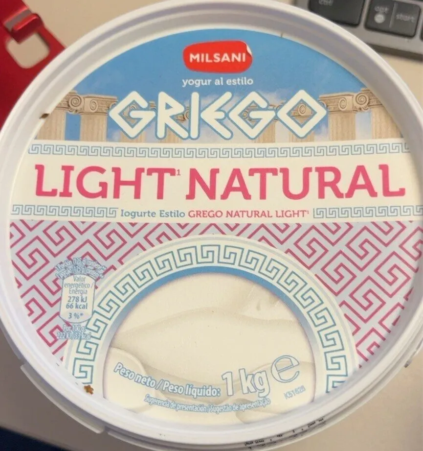 Yogur al estilo Griego Natural