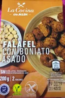 Falafel con boniato asado
