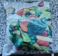 Menestra especial con brócoli y espárragos