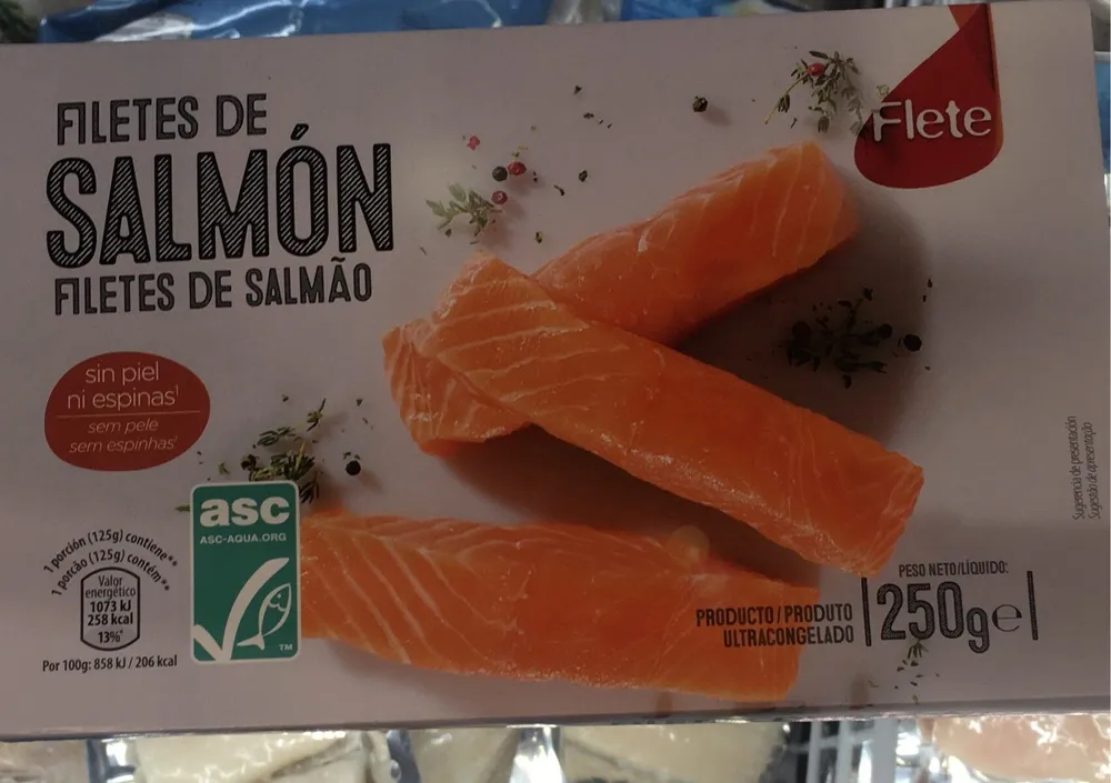 Filetes de salmón