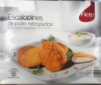 Escalopinea de pollo rebozados