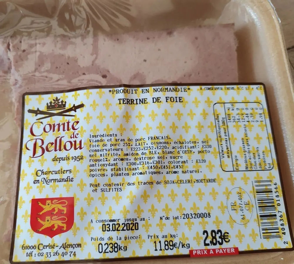 Terrine de foie
