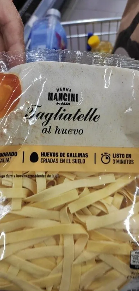 Tagliatelle al huevo