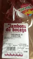 Chiffonnade de jambon fumé