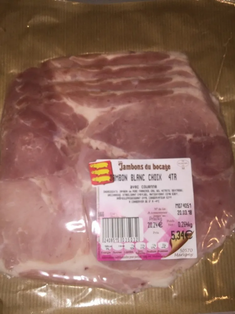Jambon blanc