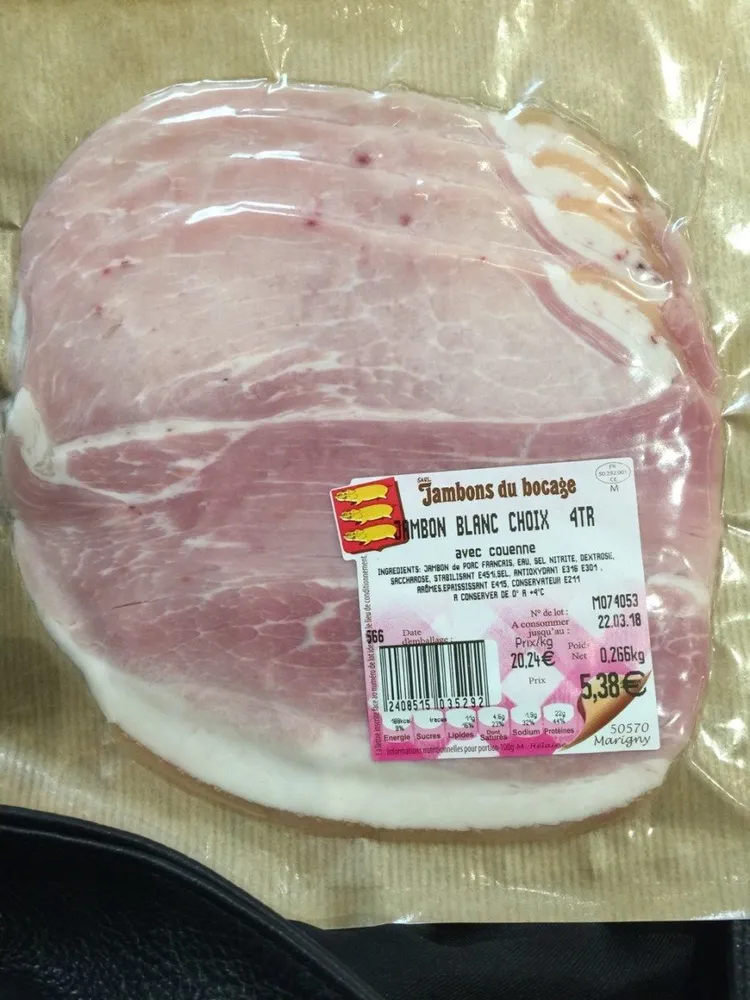 Jambon blanc