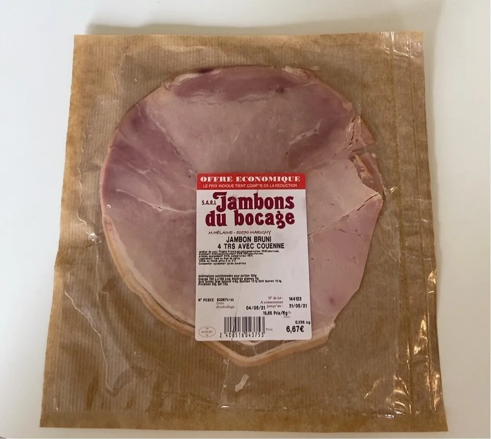 JAMBON BRUNI 4 TRS AVEC COUENNE