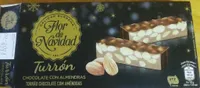 Turrón chocolate con almendras