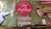 Turrón crujiente de chocolate