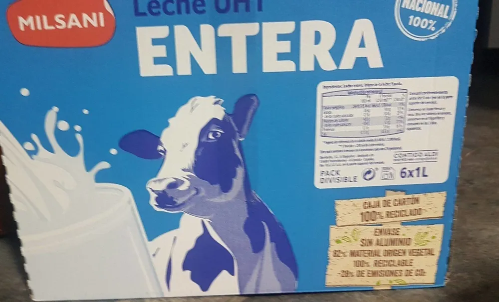 Leche uht entera