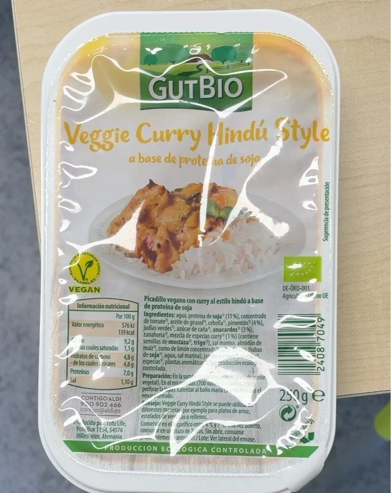 Veggie Curry Hindu Stile