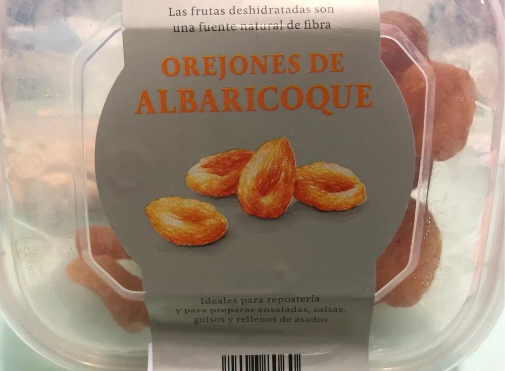 Orejones de albaricoque