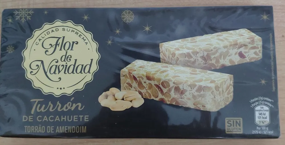 Turrón de cacahuete