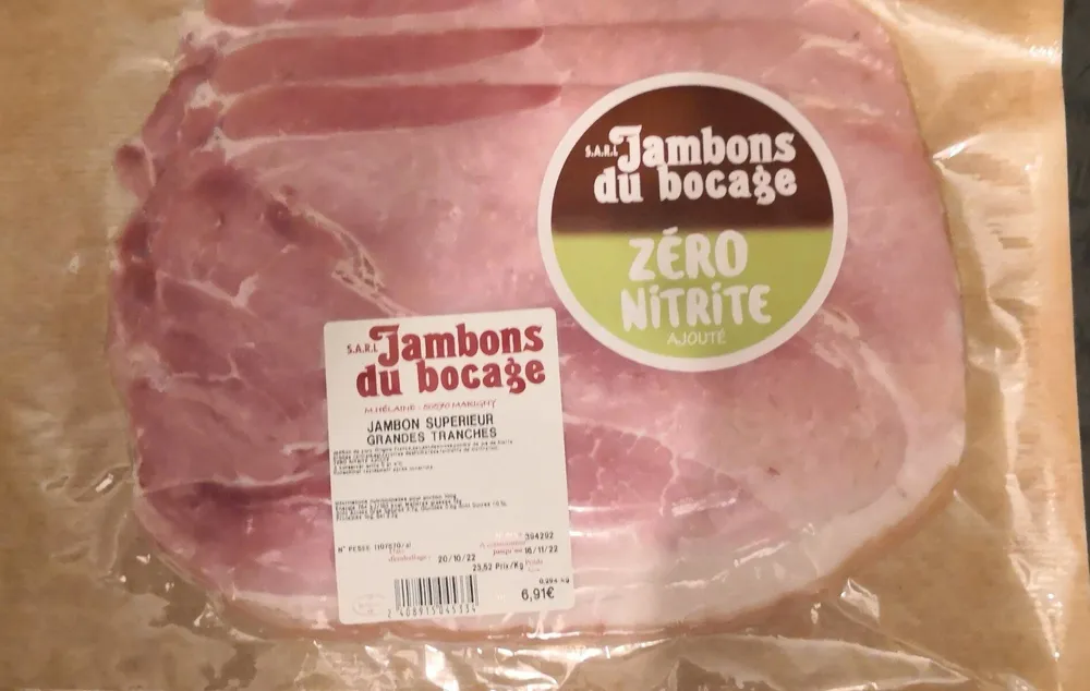 Jambon Supérieur Grandes tranches