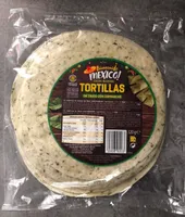 Tortillas de trigo y espinaca