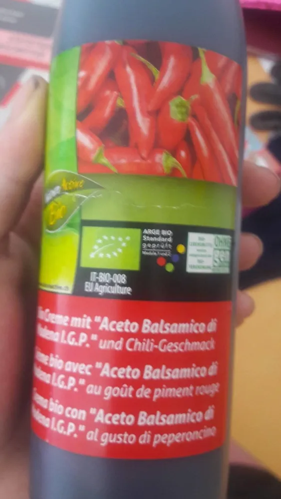 Bio Creme Mit Aceto Balsamico, Mit Feigengeschmack
