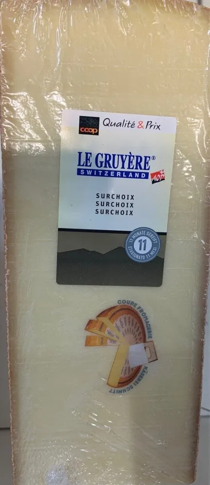 Le Gruyère surchoix Coop
