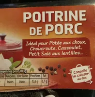 Poitrine de porc demi-sel