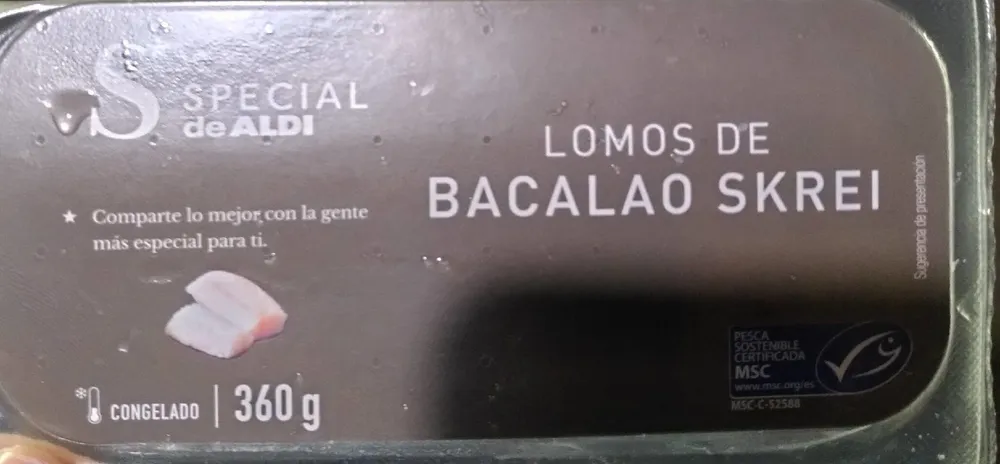 Lomos de bacalao skrei