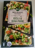 No. 2 Masa Crujiente Flatbread Pizza Rúcula & Grana Padano